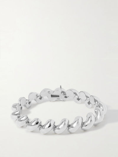 Lié Studio The Edith silver-tone bracelet at Collagerie