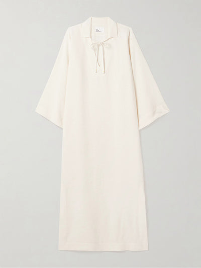 Lisa Marie Fernandez Shantung maxi dress at Collagerie