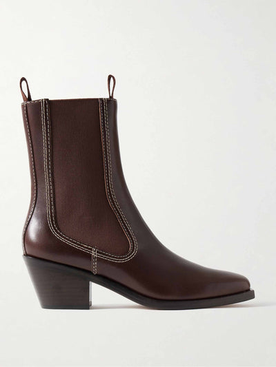 Loeffler Randall Nat leather ankle boots at Collagerie