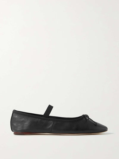 Loeffler Randall Leonie bow-embellished leather flats at Collagerie