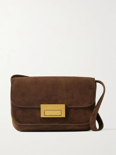 Loeffler Randall Stefania suede shoulder bag at Collagerie