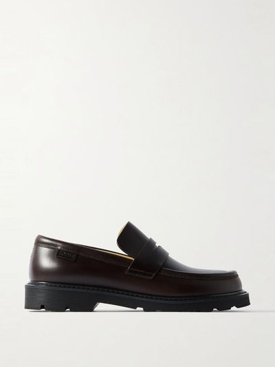 Loewe Blaze leather loafers at Collagerie