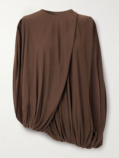Loewe Draped jersey blouse at Collagerie