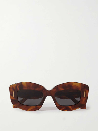 Loewe Eyewear Square-frame tortoise shell sunglasses at Collagerie