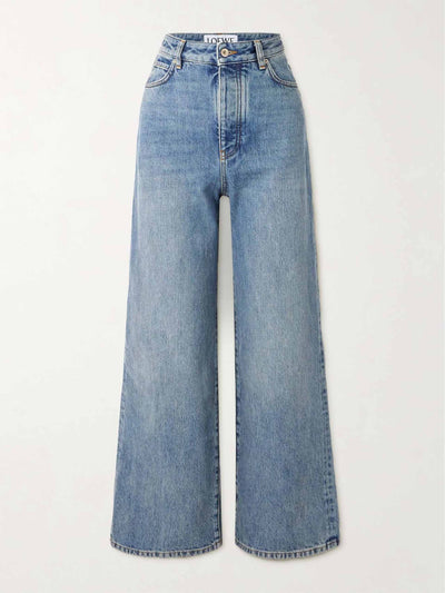 Loewe High-rise wide-leg jeans at Collagerie