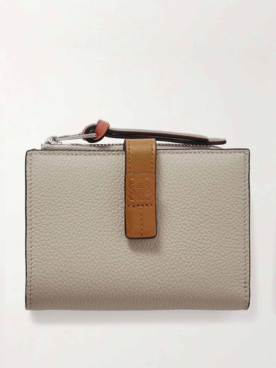 Loewe Two-tone textured-leather wallet at Collagerie