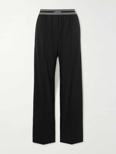 Loewe High-rise wool pants at Collagerie