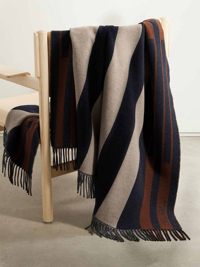 Loro Piana Wool and cashmere-blend blanket at Collagerie