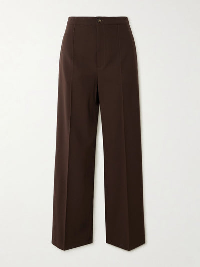 Loulou Studio Vys stretch-wool wide-leg pants at Collagerie