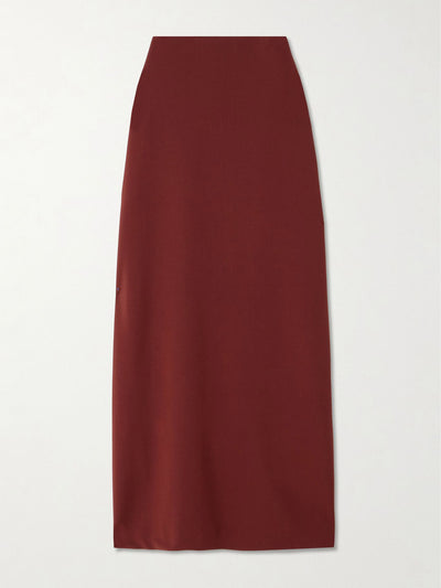 Loulou Studio Samos stretch-wool maxi skirt at Collagerie