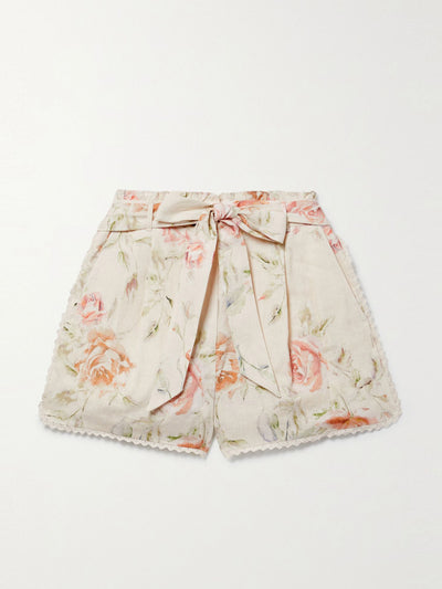 Loveshackfancy Floral-print shorts at Collagerie