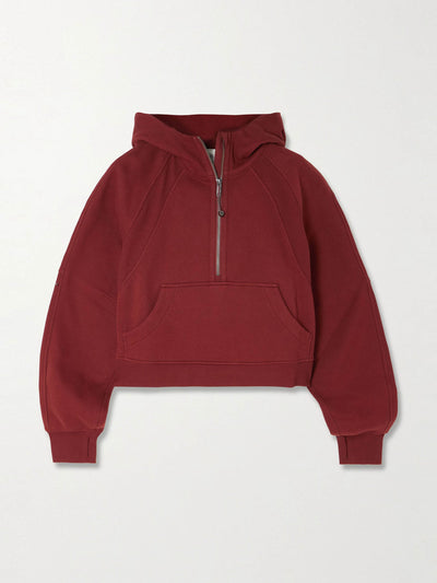 Lululemon Scuba oversized cotton-blend jersey hoodie at Collagerie