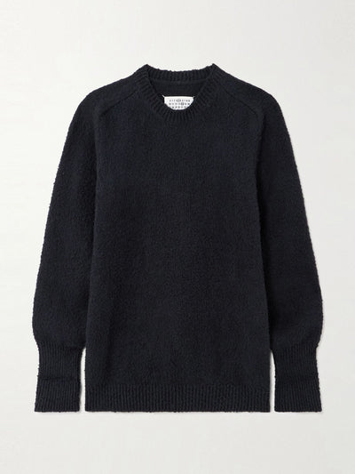 Maison Margiela Brushed cotton-blend sweater at Collagerie