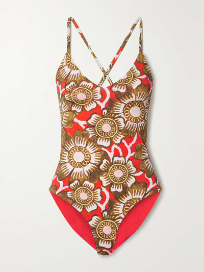 Mara Hoffman Emma floral-print swimsuit at Collagerie