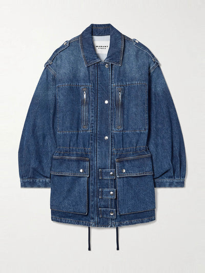 Marant Étoile Joanna paneled denim jacket at Collagerie