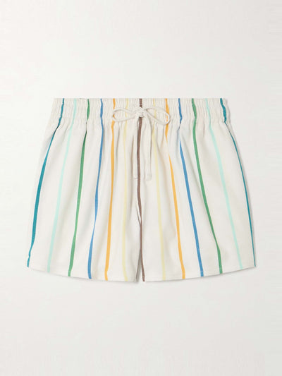 Marrakshi Life Striped cotton-blend shorts at Collagerie
