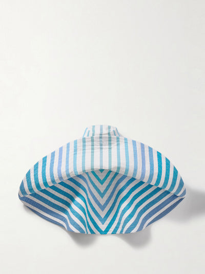 Marrakshi Life Pamela striped cotton-blend hat at Collagerie