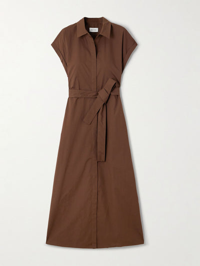 Matteau Organic cotton-poplin midi shirt dress at Collagerie