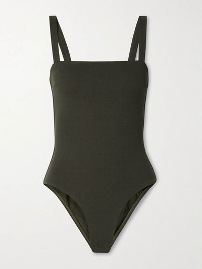 Matteau The Square stretch recycled-crepe swimsuit at Collagerie