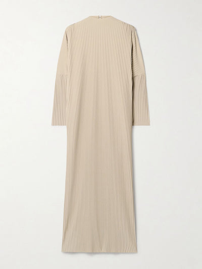 Max Mara Leisure Faraone plissé-crepe midi dress at Collagerie