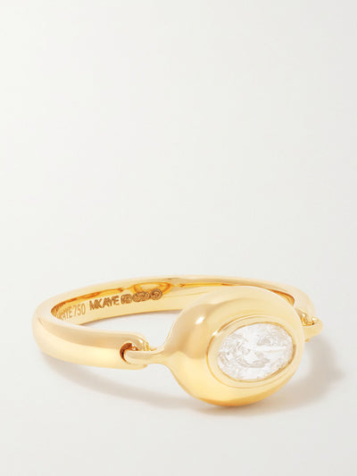 Mellisa Kaye Lenox Reign 18kt gold diamond ring at Collagerie