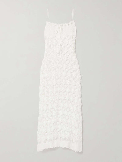 Miguelina Nelinha embroidered cotton lace maxi dress at Collagerie