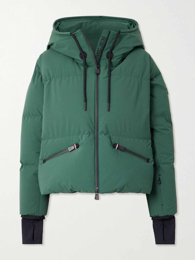 Moncler Grenoble Hooded quilted shell down jacket at Collagerie