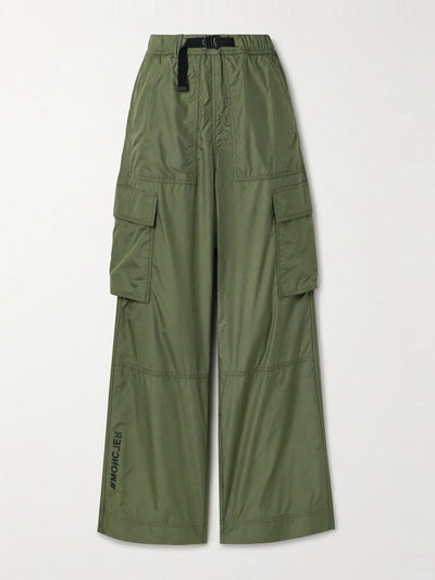 Moncler Grenoble Belted ripstop cargo pants at Collagerie