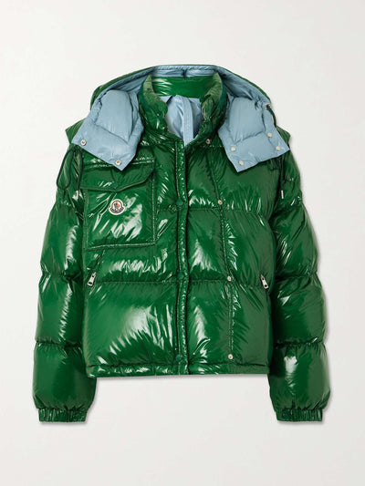 Moncler Karakorum convertible hooded quilted glossed-ripstop down jacket at Collagerie