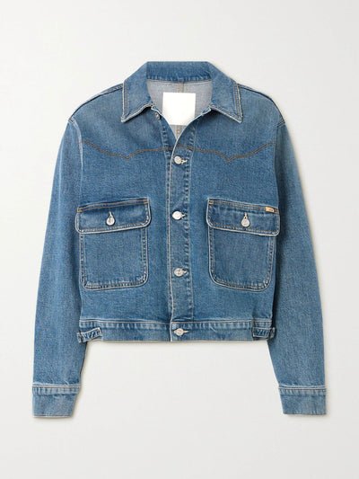 Mother The Rootin Tootin stretch-denim jacket at Collagerie