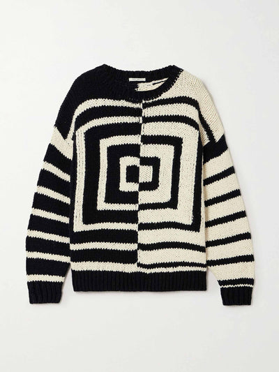 Mother Intarsia knit sweater at Collagerie