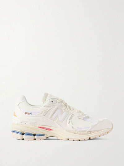New Balance 2002R leather and suede sneakers at Collagerie