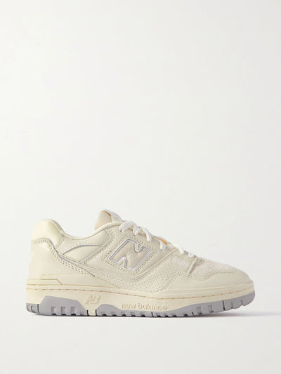 New Balance 550 suede and mesh-trimmed leather sneakers at Collagerie