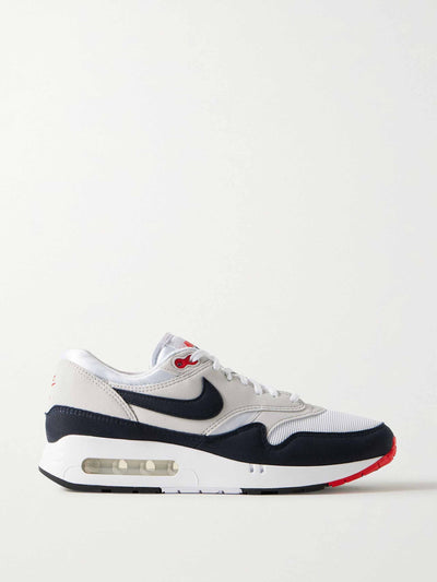 Nike Air Max 86 big bubble suede and mesh sneakers at Collagerie