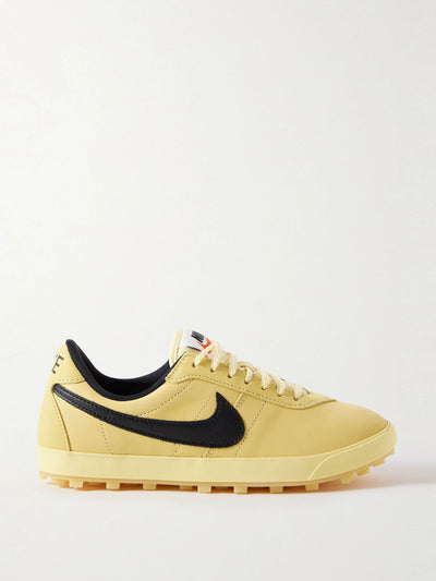 Nike Astrograbber leather-trimmed nubuck sneakers at Collagerie