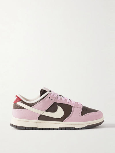 Nike Dunk Low leather and suede sneakers at Collagerie