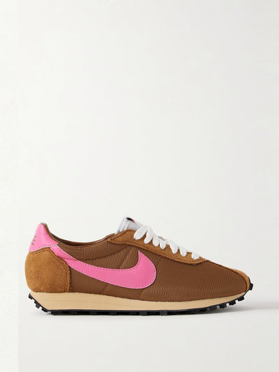 Nike LD-1000 leather and suede-trimmed mesh sneakers at Collagerie