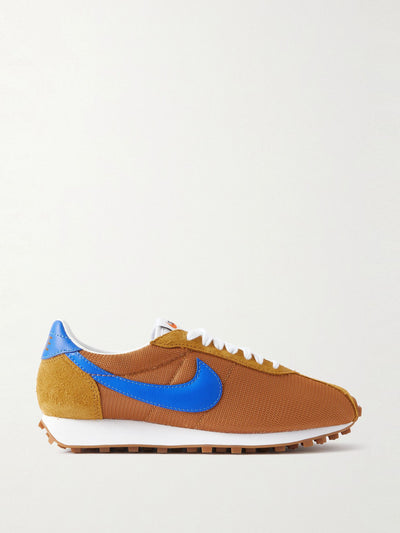 Nike LD-1000 leather and suede-trimmed mesh sneakers at Collagerie