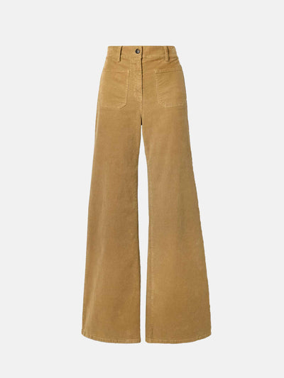 Nili Lotan Florence cotton-blend corduroy flared pants at Collagerie