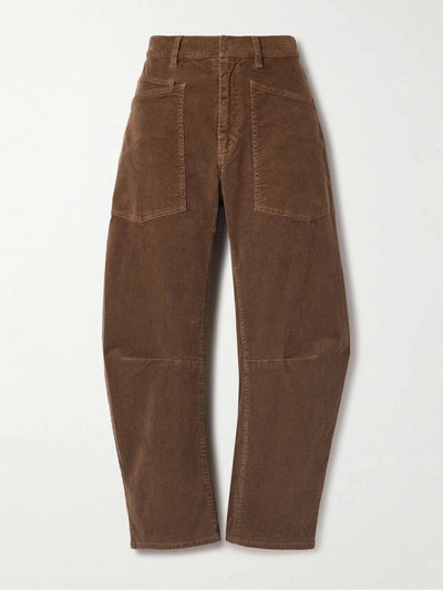 Nili Lotan Shon cotton-blend corduroy tapered pants at Collagerie