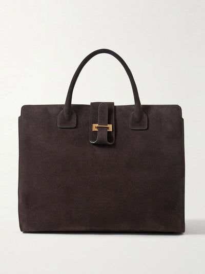 Nili Lotan Lou suede tote at Collagerie