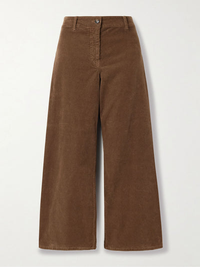 Nili Lotan Megan cotton-blend corduroy wide-leg pants at Collagerie