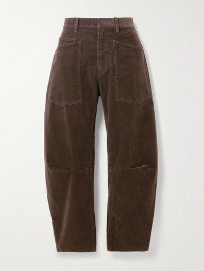 Nili Lotan Shon cotton-blend corduroy tapered pants at Collagerie