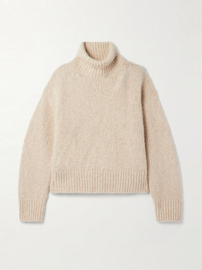 Nili Lotan Tabitha cashmere and silk-blend turtleneck sweater at Collagerie