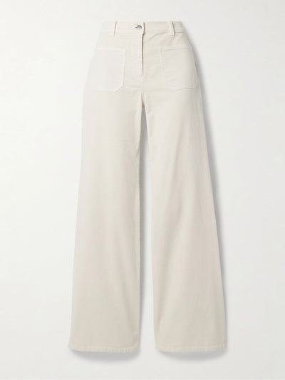 Nili Lotan Florence cotton-blend corduroy flared pants at Collagerie