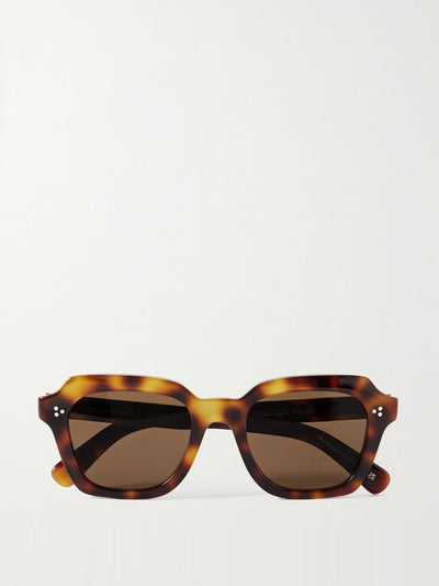 Oliver Peoples Kienna square-frame tortoiseshell acetate sunglasses at Collagerie