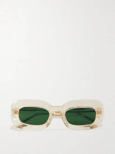 Oliver Peoples X Khaite 1966C oversized rectangular-frame acetate sunglasses at Collagerie