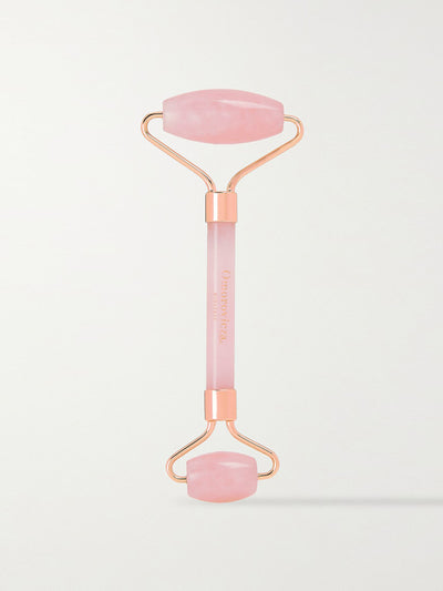 Omorovicza Rose Quartz face roller at Collagerie