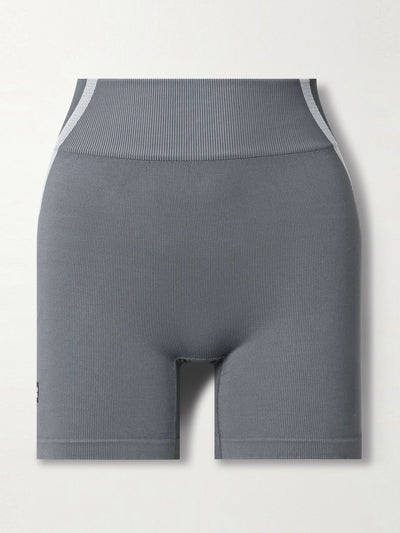 On Studio ribbed stretch recycled shorts at Collagerie