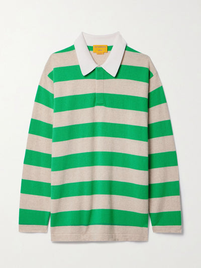 Guest in Residence Oversized striped cashmere sweater at Collagerie